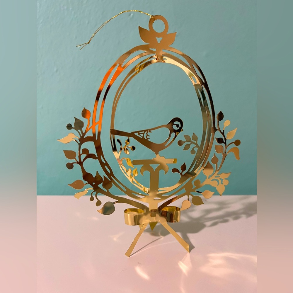 Royal Copenhagen Golden Christmas Ornament - Picture 1 of 3